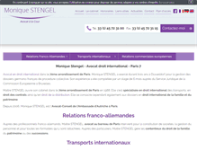 Tablet Screenshot of monique-stengel.com